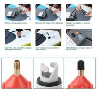 Adaptador de bomba SUP para botes inflables, adaptador de válvula de aire de compresor, duradero y fácil de usar, ideal para inflado rápido - details 2