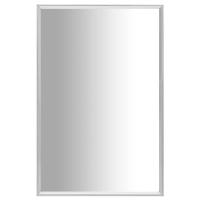 vidaXL Espejo 60x40 cm en color Blanco/Plateado/Dorado | decorativo de pared para baño dormitorio recibidor moderno - details 1