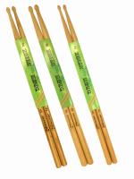 Miwayer Palillos De Bambú Para Percusión 6 Pulgadas 7A/5A/5B Ligeros Y Duraderos Con Punta En Forma De Lágrima Accesorios Musicales Instrumento De Percusión - details 2