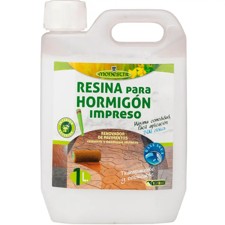 Resina para Hormigón Impreso - Protección y Consolidante para Pavimentos- Monestir - - 1
