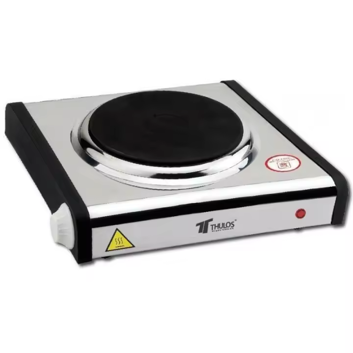 Cocina Eléctrica de Acero Inoxidable con 1 Quemador Prepara tus comidas con facilidad y estilo con esta cocina eléctrica de acero inoxidable de 1 quemador. - 1