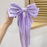 Pinza Para El Cabello De Estilo Coreano Para Mujeres Roja Con Lazo Y Abanico De Cinta Larga Accesorios De Cabello De Tela Cute/románticos - details 20