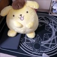 Muñeco De Peluche Sanrio Pompompurin De 40-50cm Tamaño Grande Suave Regalo Lindo Para Niños Decoración De Habitación - details 3