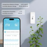 Sensor De Temperatura Y Humedad Inteligente AVATTO Tuya WIFI Medidor De Clima Para El Hogar Con Alexa Google Home Batería Recargable - details 2