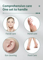 Set De Manicura Y Pedicura 40 Piezas Kit De Tijeras Y Cortauñas En Acero Inoxidable Con Estuche De Cuero Herramientas Para Cuidado De Pies Y Callos - details 2