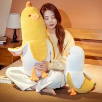 Nuevos Juguetes De Peluche Creativos De Banano Pato 50/70cm Almohada Suave De Algodón Para Decoración De Casa Regalo Para Niñas - details 7