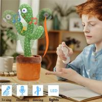 Ejemplar Inteligente De Cactus Danzante Y Musical Juguete Interactivo Para Aprendizaje Educativo Con Función De Grabación Y Repetición De Habla Para Niños - details 13