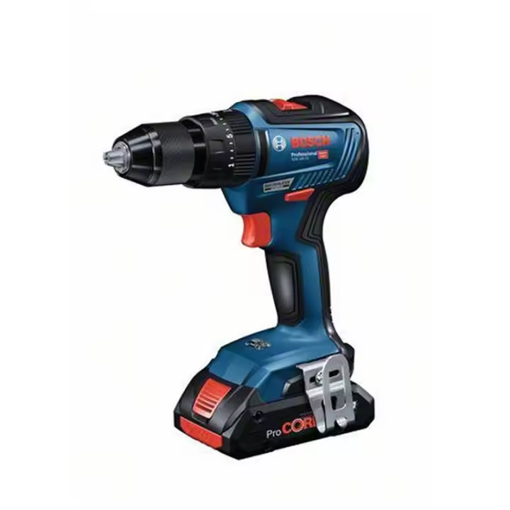 Bosch Professional 18V System GDX 18V-200 + GSB 18V-55 - Set Llave de Impacto + Taladro Percutor a Batería (2 Baterías X 4.0 Ah, en Maletín) - 1