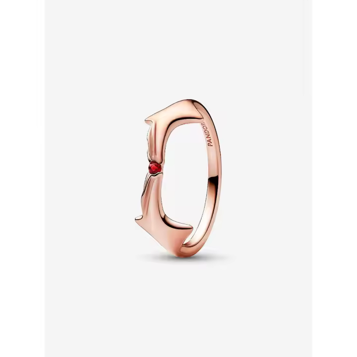 Pandora - Anillo DE LA Bruja Escarlate de Marvel - Baño de Oro de 14 K - 1