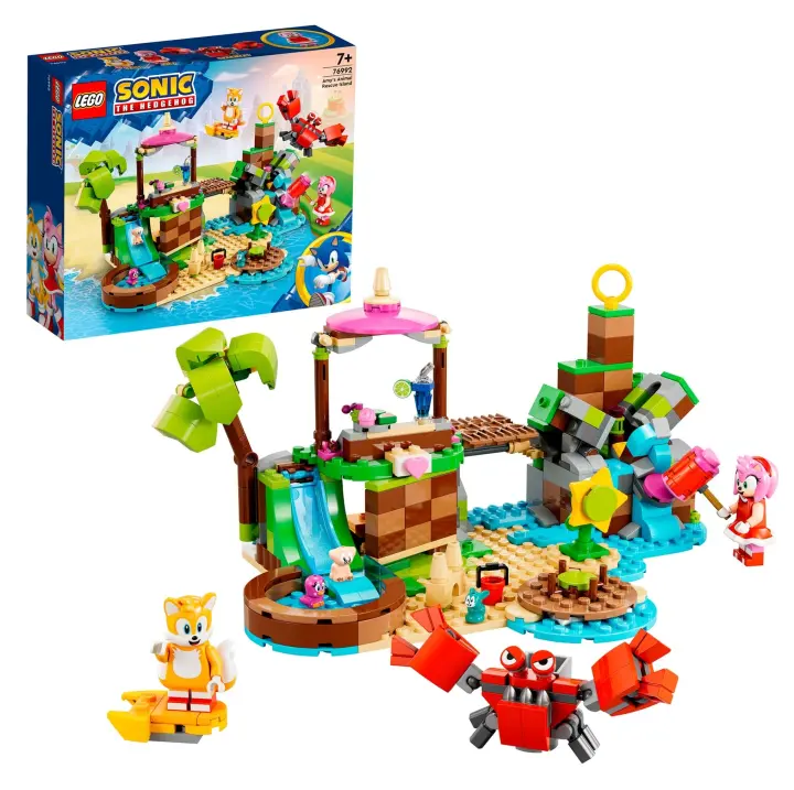 LEGO 76992 SONIC Isla de Rescate de Animales de Amy - 1