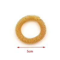 Set De 9 Piezas De Anillos Y Pulseras De Acupresión Para Masaje De Mano Y Muñeca Alivio Del Dolor Sensorial Espinoso Tamaño Medio Pequeño Grande - details 19