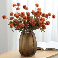 Bola De Flores Artificiales Dandelion 5 Cabezas Falsas De Seda Para Decoración De Boda Y Hogar Decoración De San Valentín Y Navidad - details 5