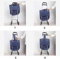 Shopping Cart Replacement Bag Portable Waterproof Oxford Cloth Shopping Cart Trolley Bags Trolley Ac - details 3