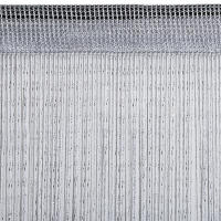 Cortina De Hilo Brillante Para Sala De Estar 100x200CM Con Borlas Y Línea Plateada Divisor De Puerta Y Ventana De Color Sólido Moderno Para El Hogar - details 22