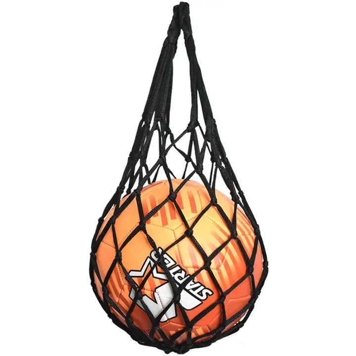 Bolsa De Almacenamiento Deportiva De Malla Nylon Para Baloncesto Voleibol Fútbol Bolsa De Transporte Para Bola Individual - 1