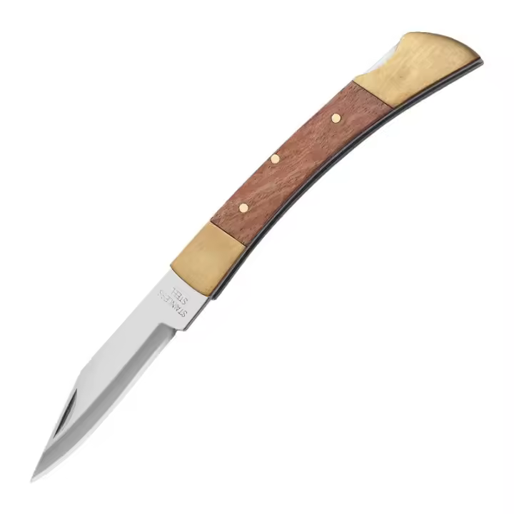 Cuchillo Plegable De Acero Inoxidable De Alta Dureza Portátil EDC Para Cocina Y Uso Doméstico Cuchillo De Frutas Con Mango De 9.8 Cm - 1