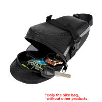 Bolsa De Sillín Para Bicicleta Montaña Impermeable De Poliéster Accesorios De Equipo De Ciclismo Bolsa Plegable De Cola Almacenamiento - details 3