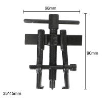 Extraedor De Arranque Negro Forjado Con Dos Mandíbulas Herramientas De Desmontaje Y Reparación Para Bolas De Rodamiento Y Arranque De Coche - details 5