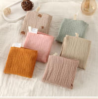 Toallas De Algodón Puro Para Bebés 5Pcs Toallas De Secado Suaves Y Absorbentes Para Recién Nacidos Y Burping 6 Capas - details 4