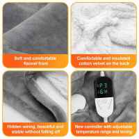Washable double-layer temperature-controlled heating blanket flannel electric blanket cover blanket automatic protection - details 3