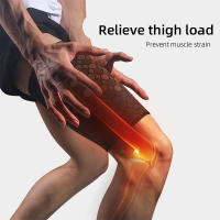 Protector De Muslo Deportivo De Nylon Elástico Alto Para Ciclismo Baloncesto Fútbol Anti-estrés Muscular Leggings - details 4