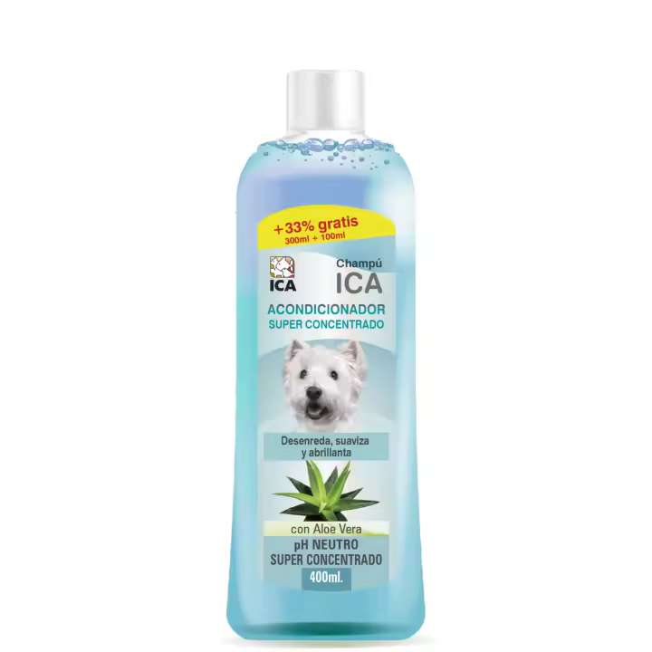 Champú acondicionador con Aloe Vera para perros - ICA 400ml  Perros - 1