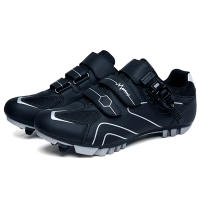 Zapatos De Bicicleta De Montaña Para Hombres Suela Rápida Compatible Con Sistema SPD Para Interior Y Exterior Transpirables De Cuero Con Lining De Lycra Y Suela De Goma - details 6