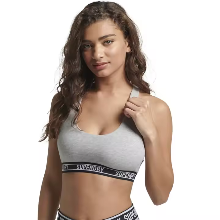 Superdry Sujetador Multi Logo Crop Lette - 1