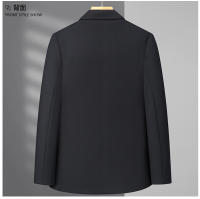 Chaqueta Occidental Sólida De Alta Calidad Para Hombre Moda Otoño Negocios Casual Talla M-4XL Abierta Por Encima Estilo Inteligente - details 17