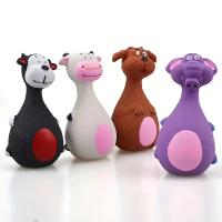 Juguetes De Goma Suave Para Masticar Estilos Squeaky Juegos Interactivos De Lanzamiento Juguetes Divertidos Y Lindos Para Perros Pequeños Y Medianos - details 0