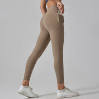 Leggings Para Mujer Con Bolsillos Pantalones De Yoga Para Gimnasio Deporte Fitness De Cintura Alta Control De Abdomen Para Correr Entrenamiento - details 24