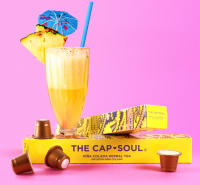15 Pirámides Ensobradas de Infusión Piña Colada. THE CAPSOUL. Permite una infusión más rápida y superior, ofreciendo una experiencia única de aroma y sabor. Este formato permite infusionar mejor que las bolsitas tradicionales. Happy Tea. Aroma piña y coco - details 0