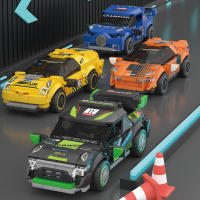 Coche De Carreras De Bloques Pequeños Para Regalar En Fiestas Navideñas Modelo Educativo De Construcción Compatible Con Lego Para Niños Y Niñas De 6 a 12 Años - details 0