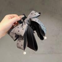 Pinza Para El Cabello Con Lazo Dulce 1 Pieza Estilo Coreano De La Puerta Este Polka Dot Para Mujeres Decorativa Para Cabellera Media Y Cola De Caballo - details 4