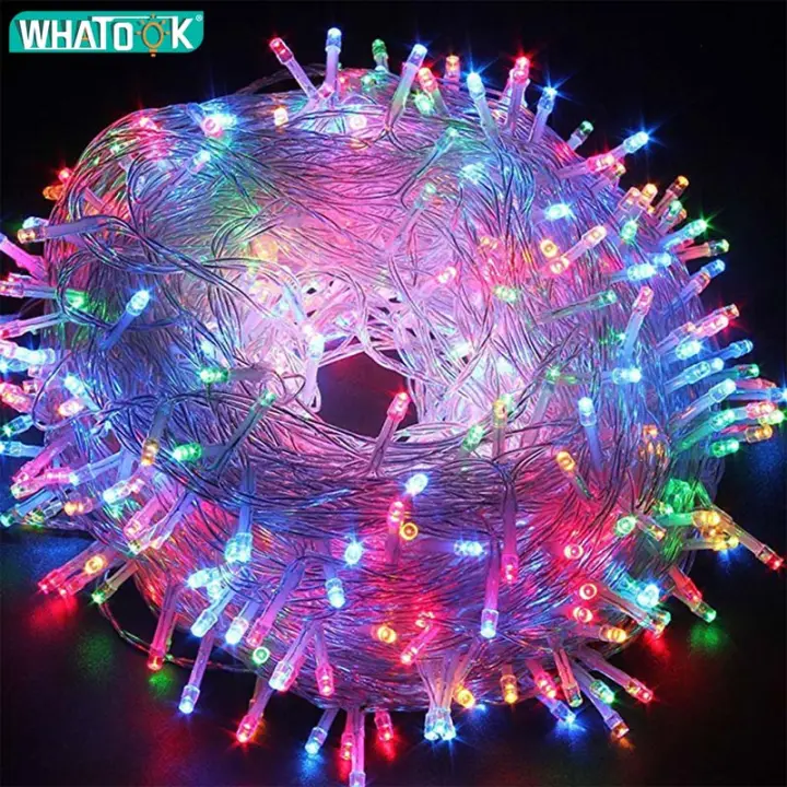 Luces De Cadena LED Para Exterior 10M 20M 50M Impermeables Guirnalda De Navidad Para Jardín Decoración De Fiesta Y Boda Luz De Fairy Para Holiday - 1