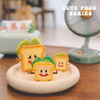 Juego De Bloques De Construcción DIY Para Niños Serie De Comida Y Bebida Set De 12 Piezas Caja De Exhibición Regalo De Navidad - details 0