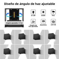 Lámpara De Pared Exterior IP65 Impermeable LED 85-265V Para Decoración Del Hogar Jardín Puerta Garage Pasillo Interior Luz De Exteriores - details 5