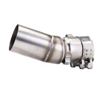 Escape De Moto Modificado Middle Link Pipe 51mm Inlet Para CFMOTO CF 450 SR 2022 2023 Año Instalación Directa Sin Requerir Herramientas - details 4