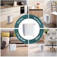 Bandeja De Papel Plástica Con Tapa De Presión, 12 Litros Para Baño Dormitorio Cocina Y Sala De Artesanías Reciclaje Ecológico - details 15
