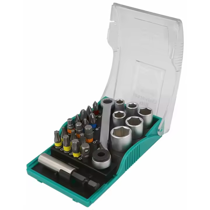 Estuche mini box puntas y llaves de vaso 24 piezas Heller - 1