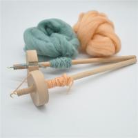 Eje De Madera Para Tejido Herramienta De Artesanía Para Principiantes Accesorios De Costura Hogard Yarn Spin Whorl Carved Hand - details 11