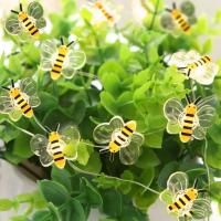 Luces De Flores Y Abejas Operadas Por Batería Para Decoración De Habitaciones Plantas Patios Fiestas Bodas Navidad - details 2