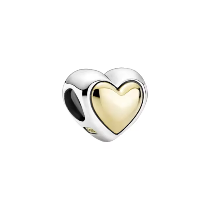 Charm PANDORA Corazón de Centro Dorado - Charm Universo (Sin Caja Pandora) - 1