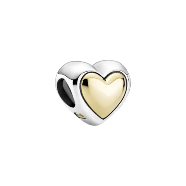 Charm PANDORA Corazón de Centro Dorado - Charm Universo (Sin Caja Pandora) - 1