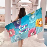 Toalla De Playa Microfibra De Oso C-Care Dibujos Animados Absorbente Secado Rápido Suave Para Yoga Natación Camping Viajes Senderismo - details 10