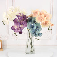1pc Arco De Mariposa De Seda Con 9 Cabezas Orquídea Falsa 69/100CM Para Decoración De Hogar Y Bodas Flores Artificiales Para Decoración Interior - details 14