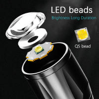 Linterna LED De Alta Potencia Recargable Portátil Con Luz Lateral De Longitud De Rayo Para Exteriores Y Uso Doméstico - details 0