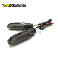 2Pcs Señales De Giro Para Motocicleta 8 LEDs Fluidez De Agua Indicador Flecha Lámparas Amarillas Para Honda RS150 XRE300 CRF300 X-ADV - details 3