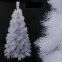 MEJORADA Árbol de Navidad BLANCO 120-210cm, Abeto Artificial Ignífugo con Hojas de Aguja, Decoración Navideña Ideal para Hogar, Oficina y Local con Soporte Metálico - details 6