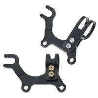 Adaptador De Frenado De Disco Para Bicicleta Montaña Soporte De Marco Convertidor V Rack Accesorios De Ciclismo Negro Metal 22 Mm/31.8 Mm - details 2